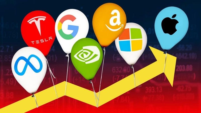 How much longer can the seven tech giants of the US stock market withstand high interest rates?